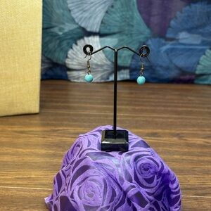 Chic Turquoise Dangle Earrings